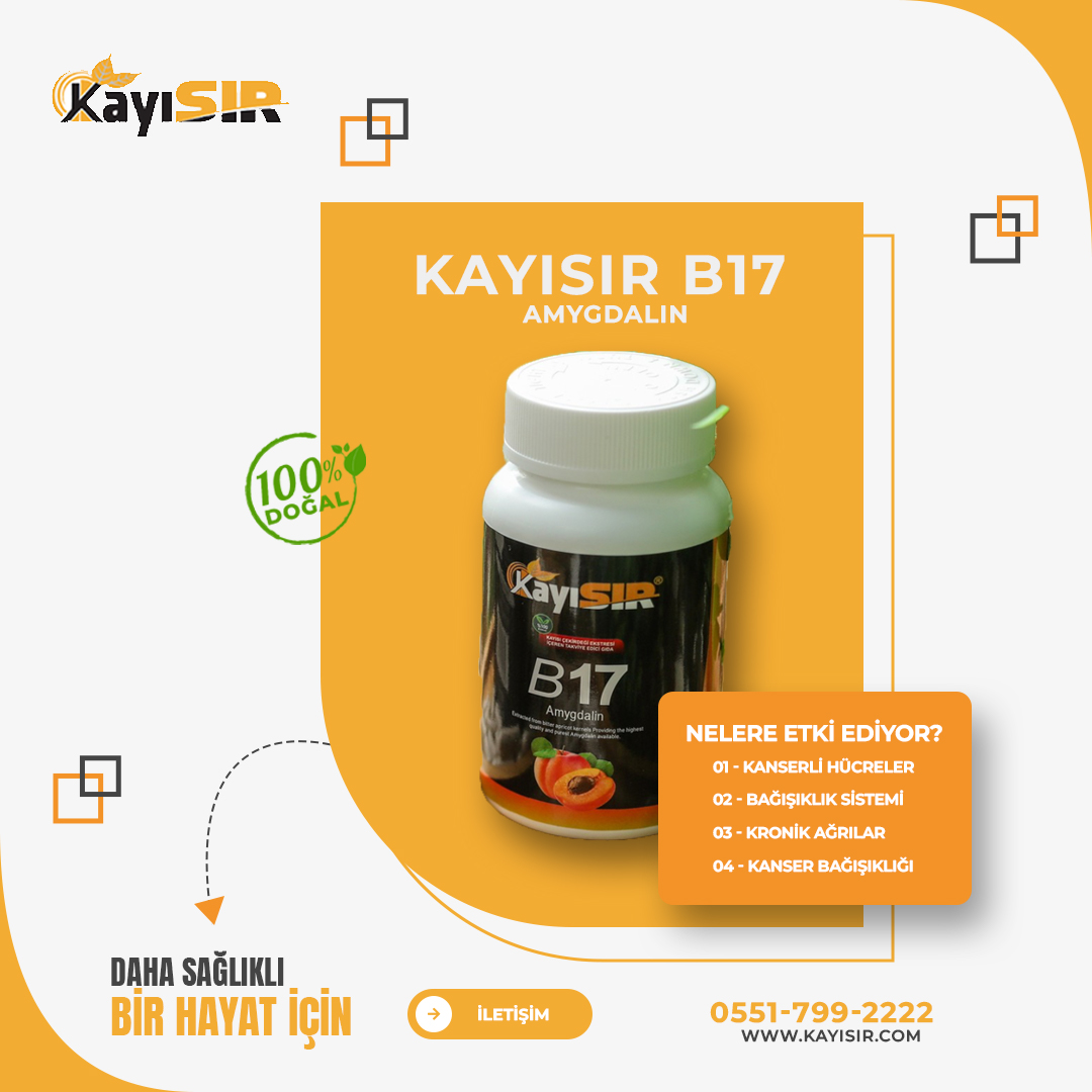 B17 Amygdalin Vitamin Kapsülü